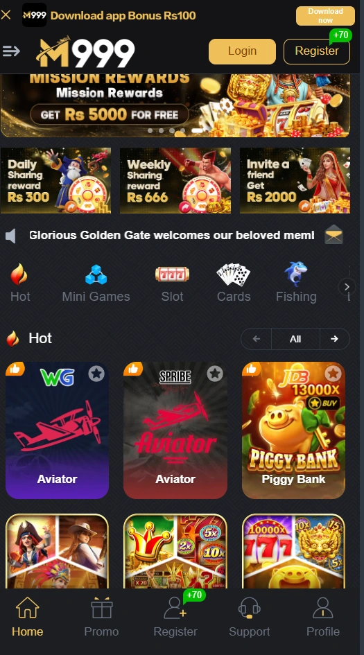 m999 game Home
